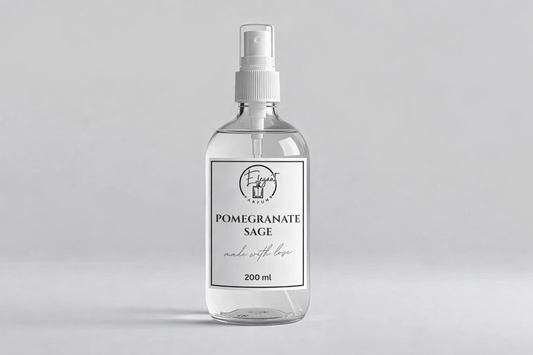 POMEGRANATE SAGE- Luxury linen spray, Elegant Parfums home fragrance South Africa
